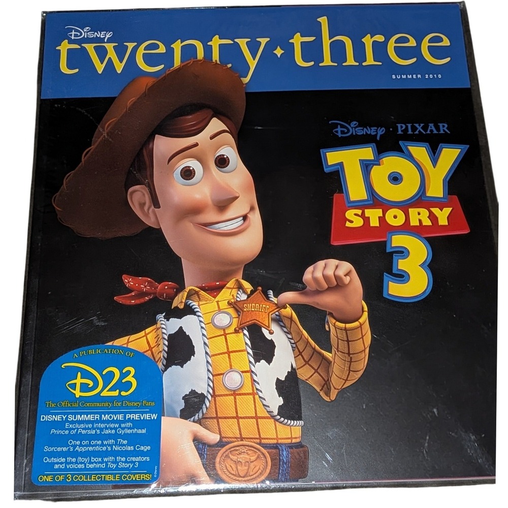 Disney Twenty-Three D23‎ Magazine Summer 2010 Toy Story 3 Woody NIP
